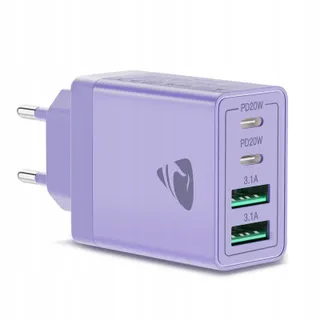 AIONEUS USB C 4-Poorts 40W Snellader USB-C USB-A iPhone