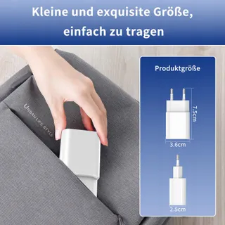 Set van 4 USB Opladers iPhone 16 15 14 Plus Pro Max Android — miniatuur 6