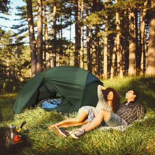 BESSPORT Tent 3 Personen Camping Licht Waterdicht 4 Seizoenen Outdoor — miniatuur 6