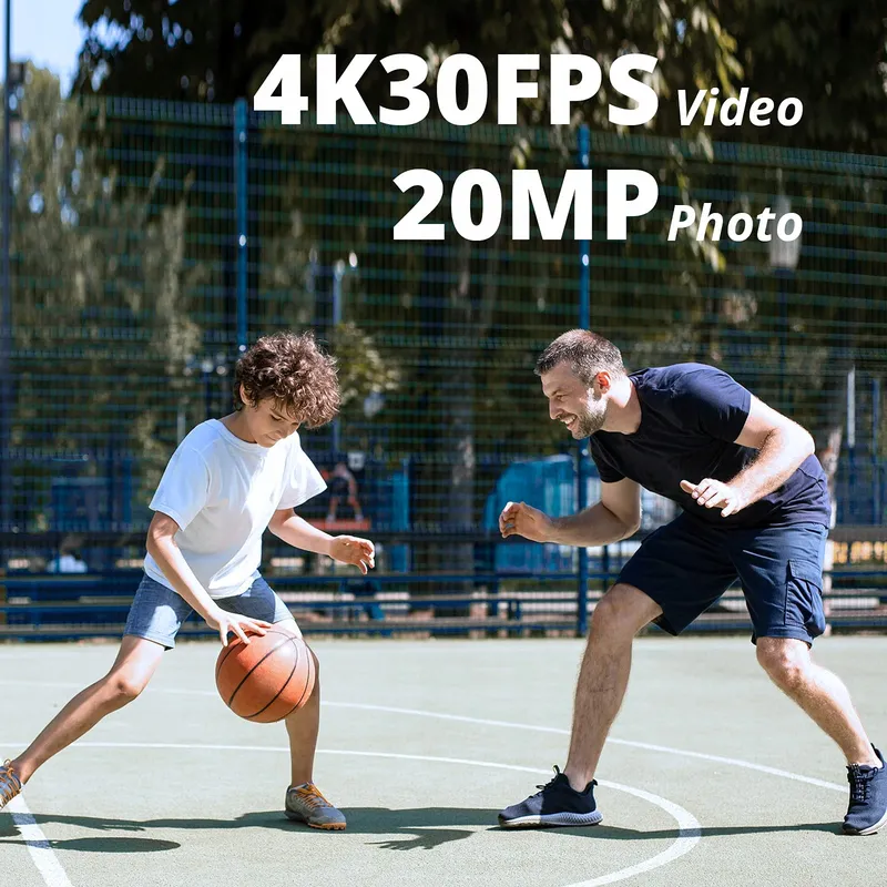 AKASO Brave 4 Pro Actiecamera 4K 30FPS 20MP 128GB 40M — foto 3