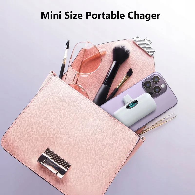 FEOB Power Bank USB C 5000mAh Snel Opladen LCD Samsung — foto 7