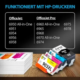 SMART INK Inktcartridges HP 903XL Officejet 6950 6960 6970 — miniatuur 2