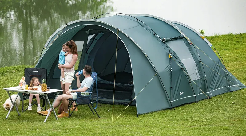 PORTAL Tunneltent 5-6 Personen Waterdicht 3000mm Familietent — foto 2