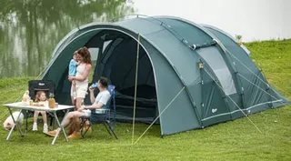 PORTAL Tunneltent 5-6 Personen Waterdicht 3000mm Familietent — miniatuur 9