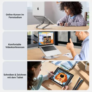 UGREEN Verstelbare Opvouwbare Laptopstandaard Geventileerd 10-17,3 Inch — miniatuur 6
