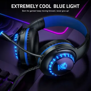 PACRATE Gaming Headset PS4 PS5 Xbox PC Switch Microfoon LED — miniatuur 6
