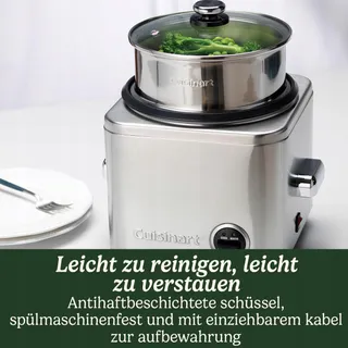 CUISINART Rijst- en Granenkoker Stomen Warmhouden — miniatuur 5