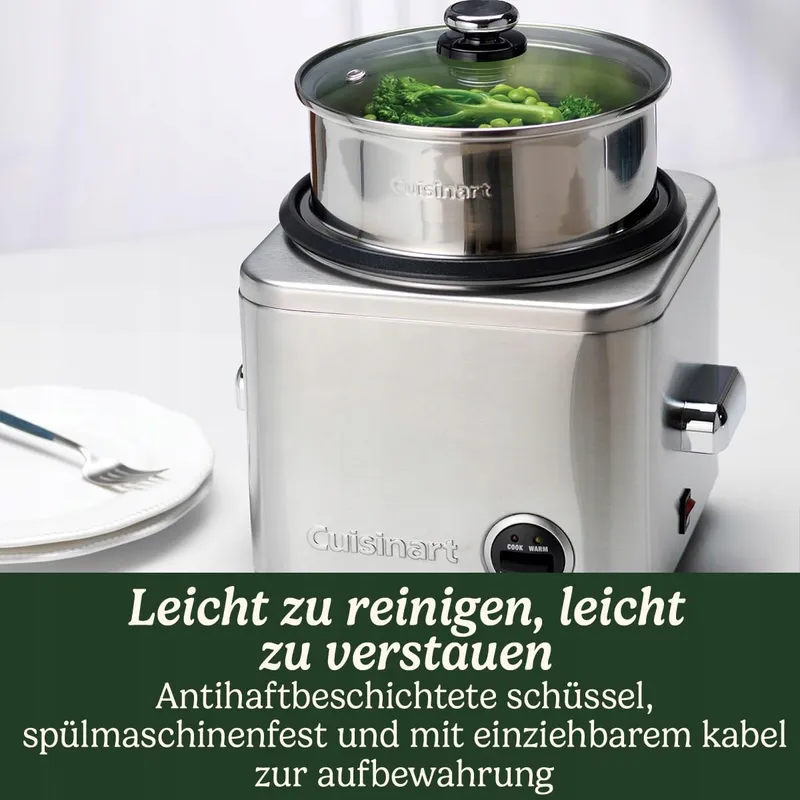 CUISINART Rijst- en Granenkoker Stomen Warmhouden — foto 5