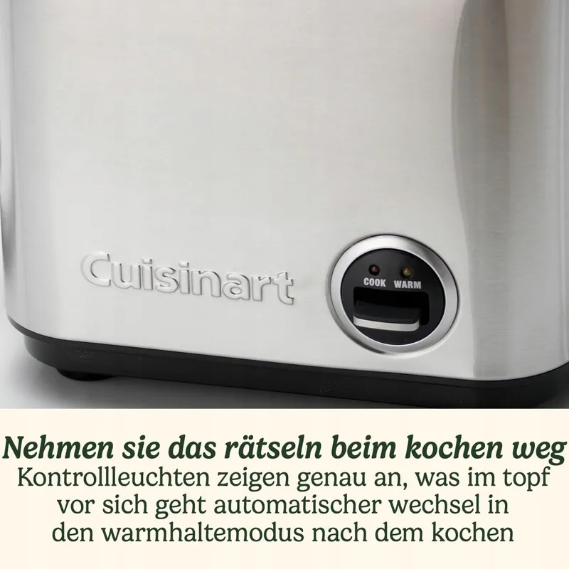 CUISINART Rijst- en Granenkoker Stomen Warmhouden — foto 4