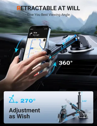 TORRAS Autohouder 3-in-1 Telefoon Voorruit Ventilatierooster — miniatuur 6