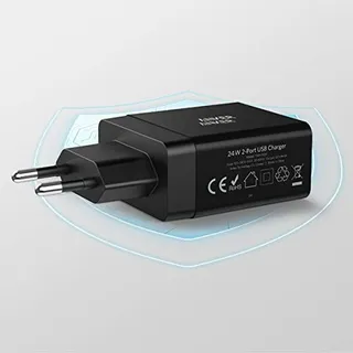 ANKER Netoplader 24W USB Dual Port 2-in-1 — miniatuur 3