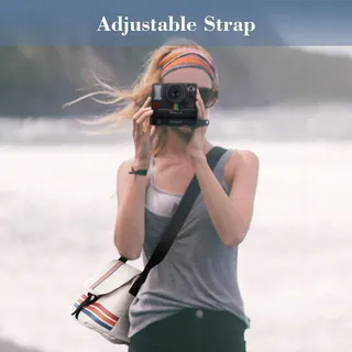 FINTIE Cameratas Voor Polaroid Now+ OneStep+ OneStep 2 Canvas Hoes — miniatuur 4