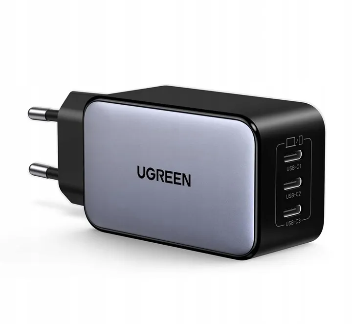 UGREEN Nexode USB C Oplader 65W GaN 3 USB-C Poorten — foto 10