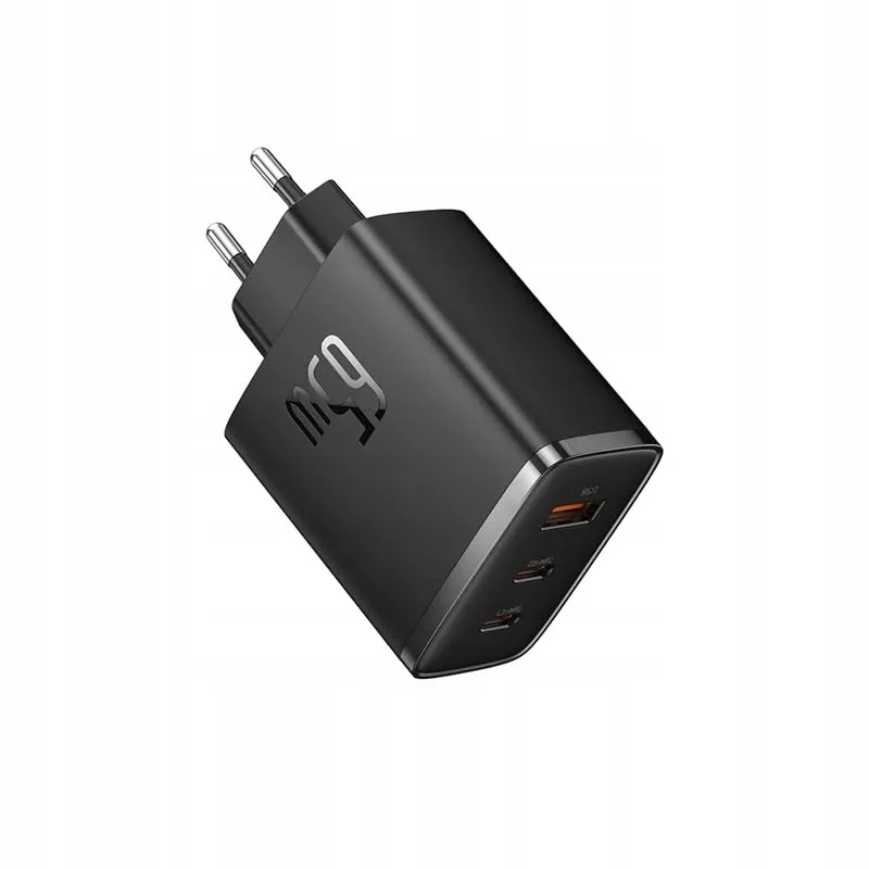 BASEUS USB C Lader 65W 3-Poorts GaN Snelladen MacBook iPhone — foto 1