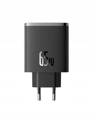 BASEUS USB C Lader 65W 3-Poorts GaN Snelladen MacBook iPhone — miniatuur 3