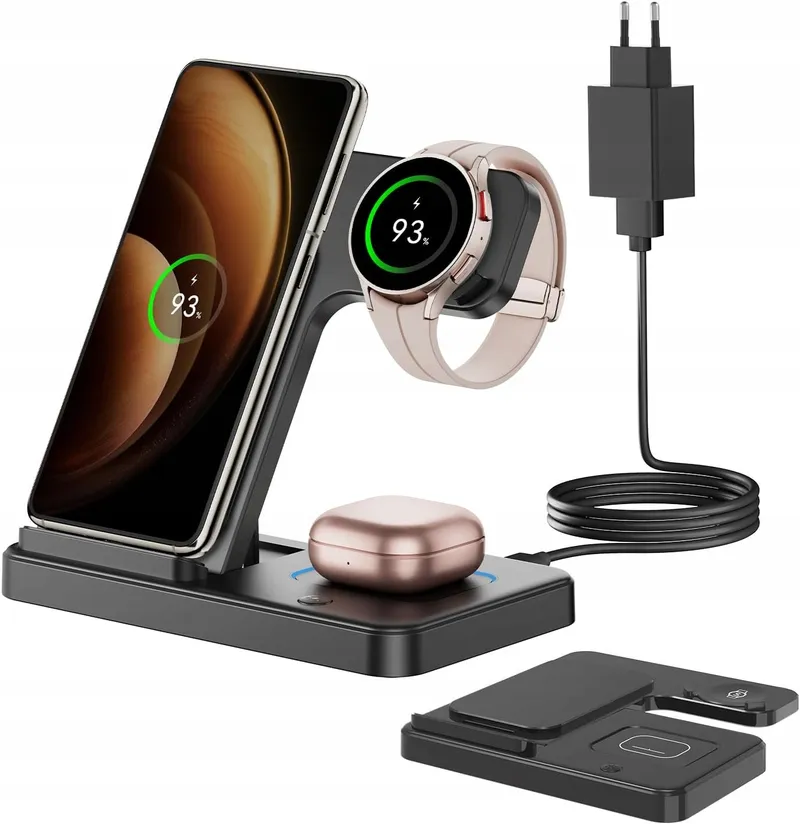 GEEKERA Draadloze Oplader 3-in-1 Samsung S25 S24 S23 S22 S21 Watch — foto 8