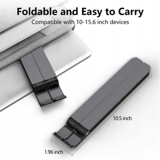 TONMOM Verstelbare Opvouwbare Laptopstandaard Koeling 10-15,6 Inch — miniatuur 4