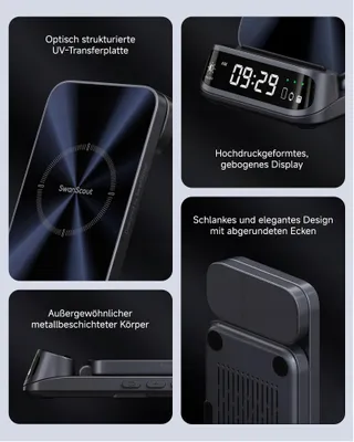 SWANSCOUT Draadloze Oplaadstation 3-in-1 iPhone Apple Watch AirPods — miniatuur 3