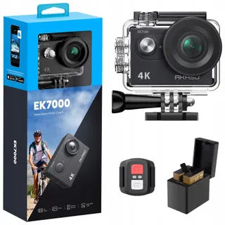 AKASO Actiecamera 4K 20MP WiFi Onderwater 170 LCD Afstandsbediening — miniatuur 1