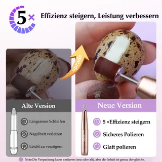 COSLUS Nagelfrees 20000 RPM Verstelbaar Rosé Goud — miniatuur 2