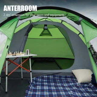 PORTAL Koepeltent 3-4 Personen Waterdicht Camping Festivals — miniatuur 4