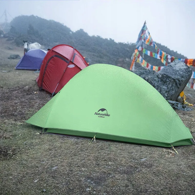 NATUREHIKE Cloud Up 1 Ultralichte Tent 4 Seizoenen Groen — foto 9