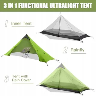 NIGHT CAT Ultralichte Tent Waterdicht 1-2 Personen Camping — miniatuur 2