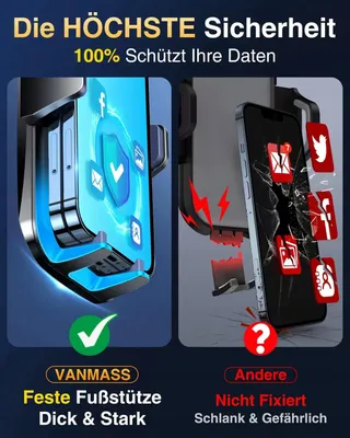 VANMASS Telefoonhouder Auto 4-in-1 — miniatuur 4