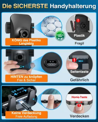 VANMASS Telefoonhouder Auto 4-in-1 — miniatuur 6