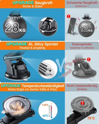 VANMASS Telefoonhouder Auto 4-in-1 — miniatuur 8