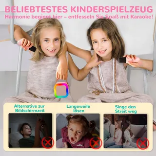 VTECH Karaoke Voor Kinderen Met 2 Microfoons Cadeau Meisjes 3-12 Jaar — miniatuur 3