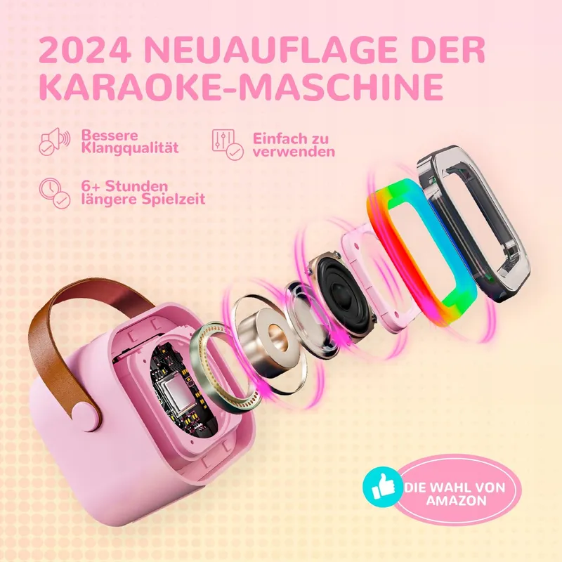 VTECH Karaoke Voor Kinderen Met 2 Microfoons Cadeau Meisjes 3-12 Jaar — foto 5