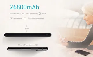 Charmast Powerbank 26800mAh Draagbaar USB C — miniatuur 10