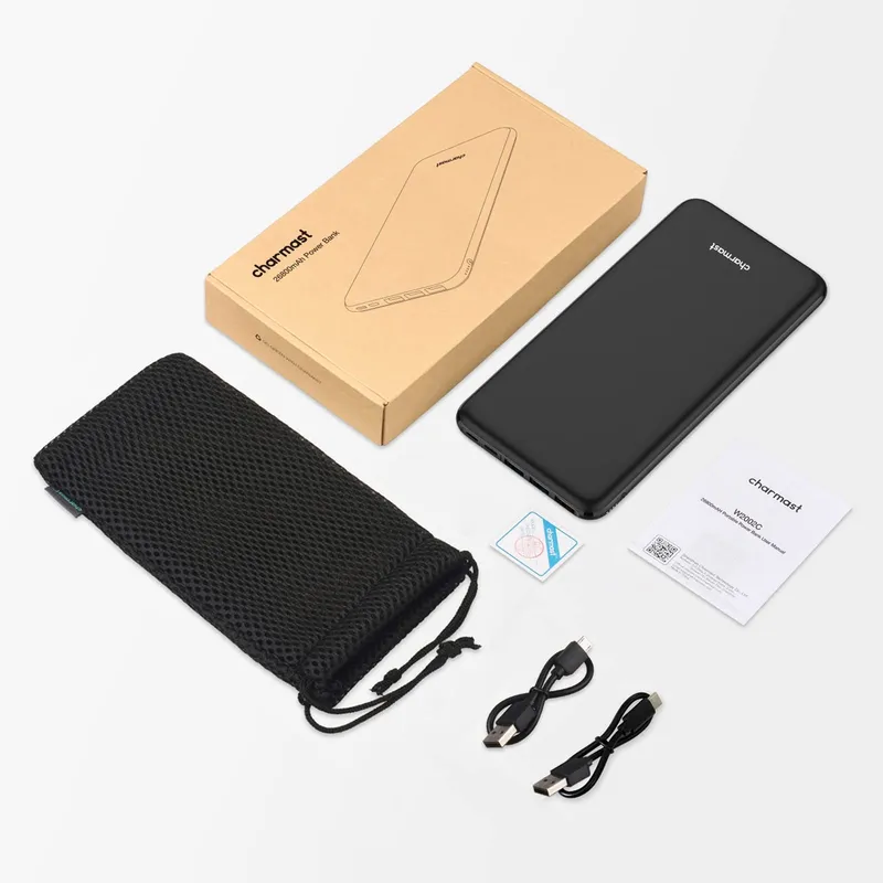 Charmast Powerbank 26800mAh Draagbaar USB C — foto 7