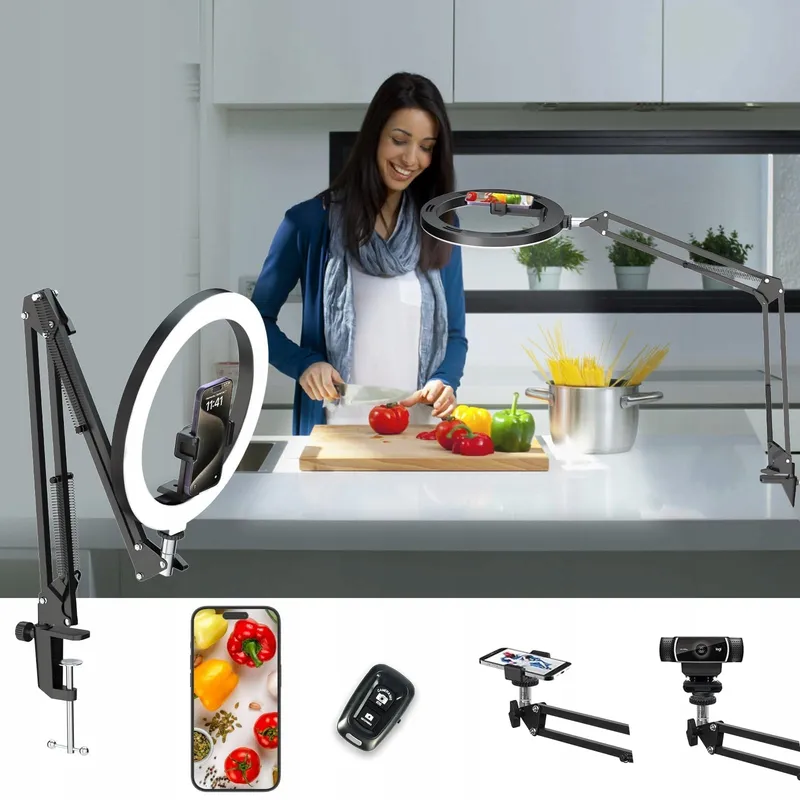 LUXSURE Statief met Ringlicht Video Streaming — foto 1