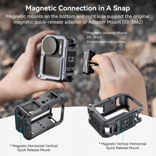 SMALLRIG Kooi DJI Osmo Action 5/4/3 Compatibel met DJI Mic — miniatuur 5