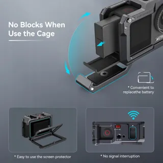 SMALLRIG Kooi DJI Osmo Action 5/4/3 Compatibel met DJI Mic — miniatuur 3