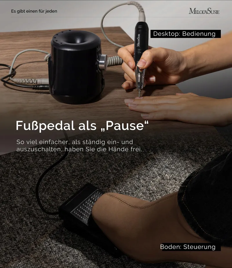 MELODYSUSIE Nagelfrees 30000 RPM Manicure Pedicure Set — foto 5