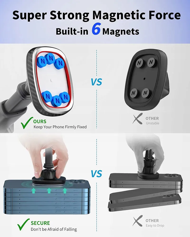 APPS2CAR Magnetische Autohouder Telefoon iPhone — foto 4