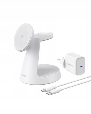 ANKER MagGo 3-in-1 MagSafe Oplader iPhone Apple Watch AirPods Qi2
