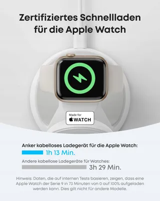 ANKER MagGo 3-in-1 MagSafe Oplader iPhone Apple Watch AirPods Qi2 — miniatuur 5