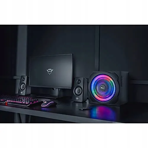 TRUST GAMING GXT 629 Tytan 2.1 Speakers RGB LED Subwoofer 120W — foto 2