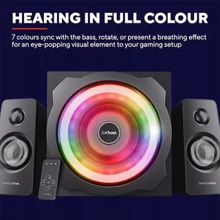 TRUST GAMING GXT 629 Tytan 2.1 Speakers RGB LED Subwoofer 120W — miniatuur 4
