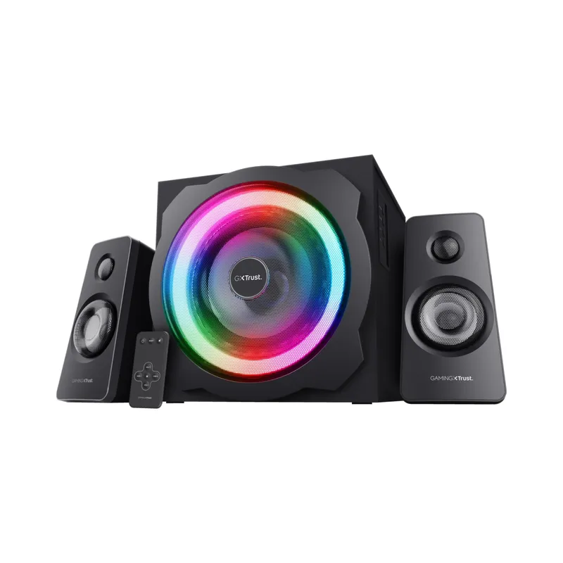 TRUST GAMING GXT 629 Tytan 2.1 Speakers RGB LED Subwoofer 120W — foto 10
