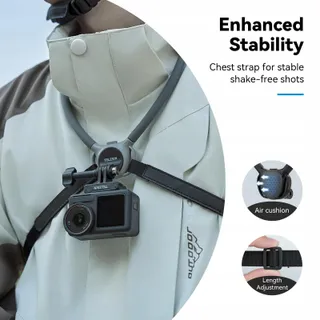 TELESIN SE 2.0 Nekhouder Draaibaar GoPro DJI Insta360 — miniatuur 2