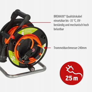 BRENNENSTUHL Garant Tuinkabelhaspel IP44 25m Gerecycled Buiten Duitsland — miniatuur 4