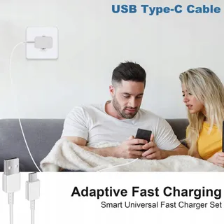 2x USB-C Oplader Set Galaxy A15 A14 A13 A04S A71 A55 A54 — miniatuur 7