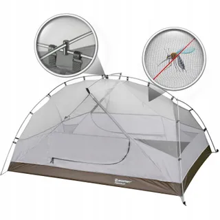 BESSPORT Camping Tent 2 Personen Licht Waterdicht 4 Seizoenen — miniatuur 4