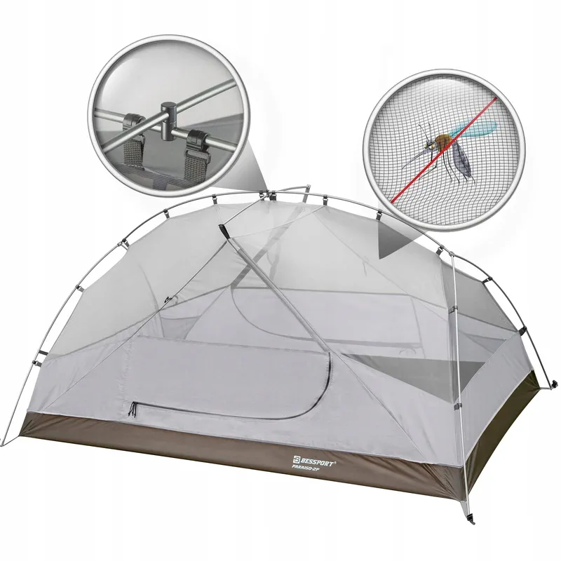 BESSPORT Camping Tent 2 Personen Licht Waterdicht 4 Seizoenen — foto 4