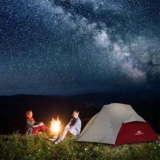 FORCEATT Camping Tent 3-Persoons Waterdicht Licht 3-4 Seizoenen — miniatuur 7